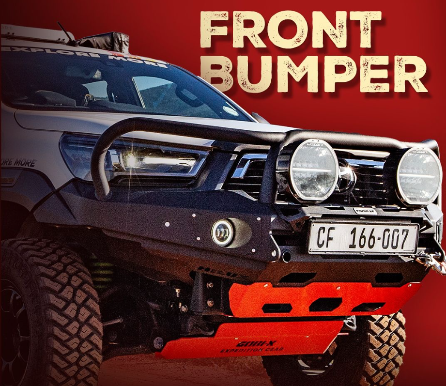 Hilux 2021+ Gobix Front bumper with hoops - Image 2