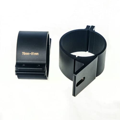 Black Spotlight clamp / bracket 76 mm