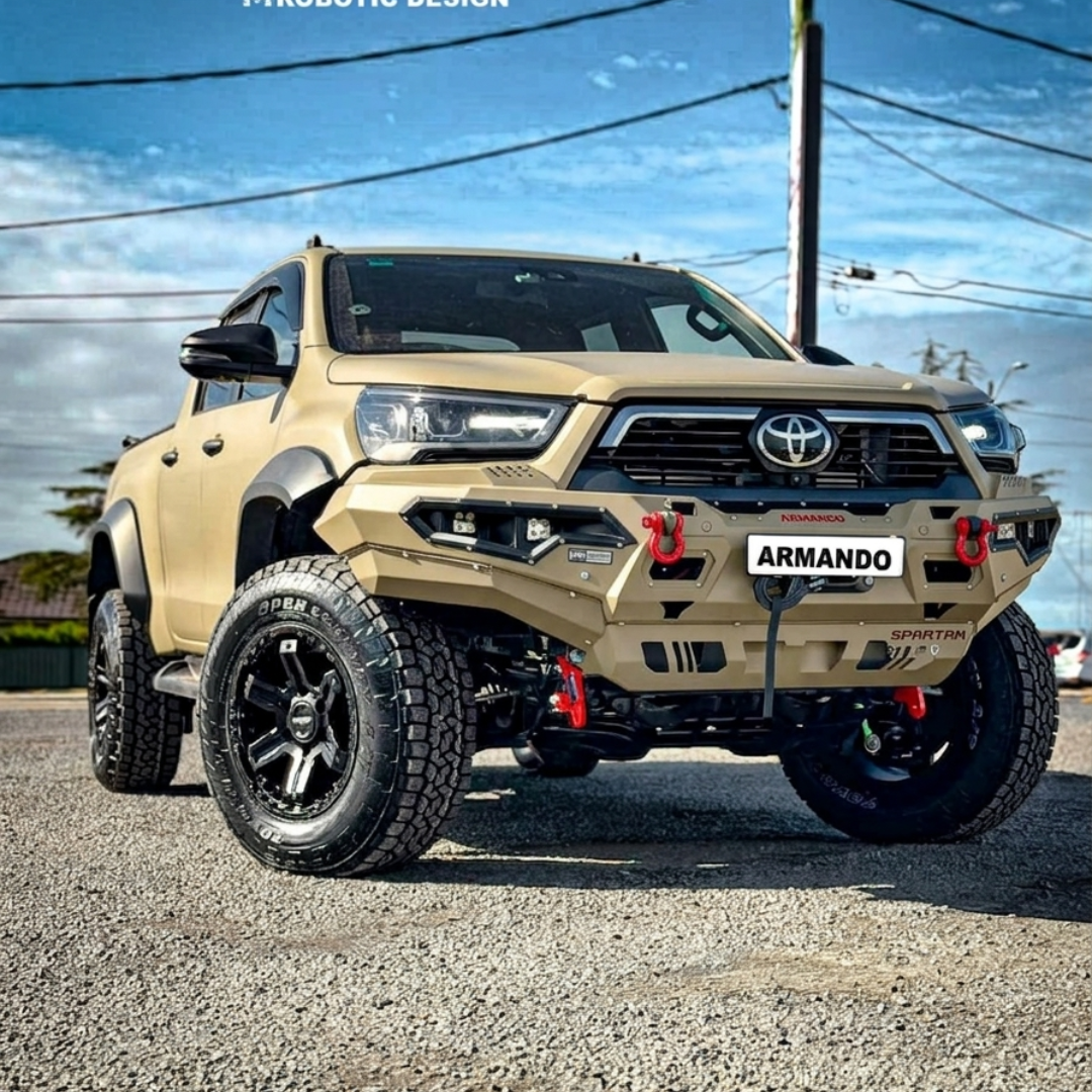Toyota Revo 2021+ Spartan Armando front steel bumper - Image 2