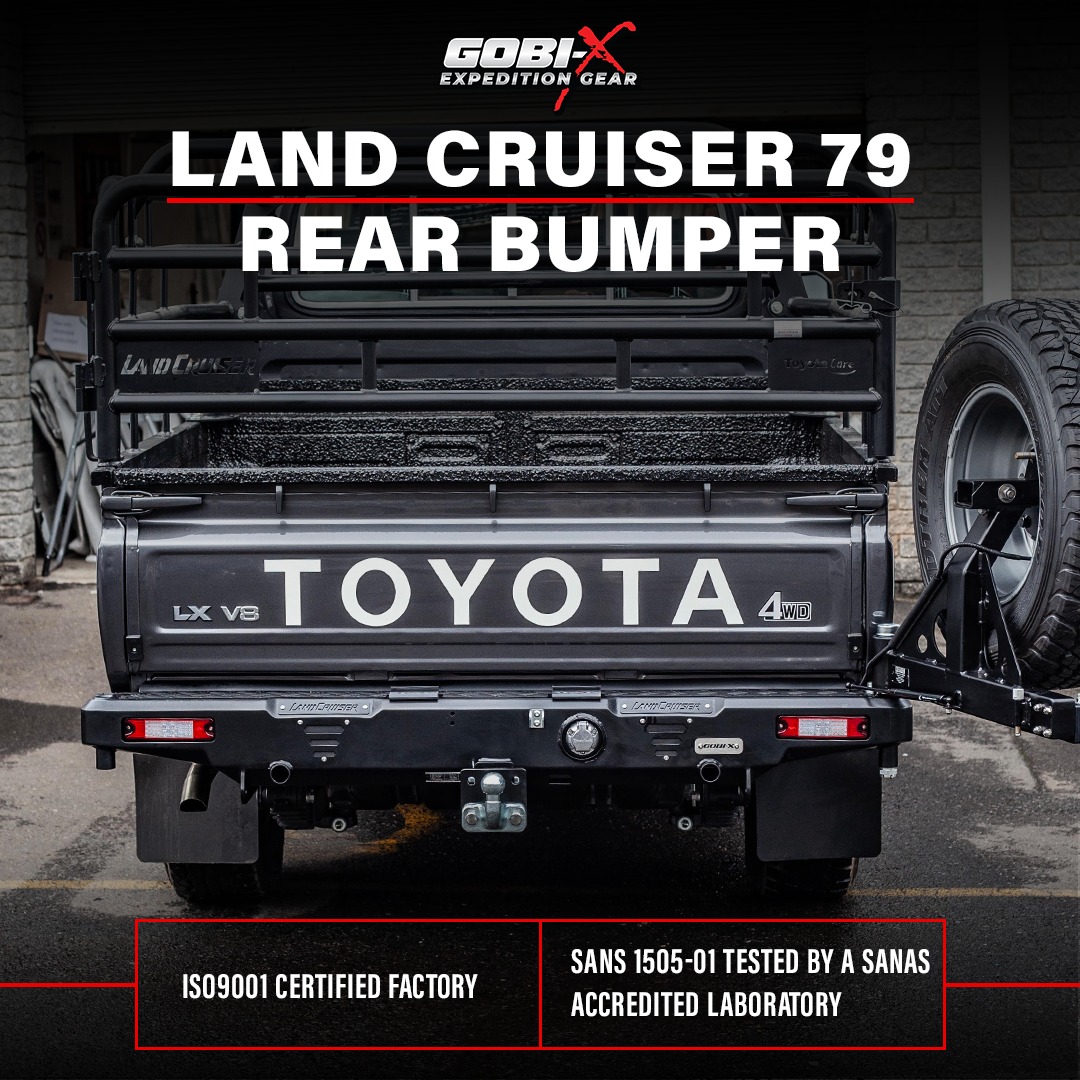 Land Cruiser Gobi-X Premium Rear Bumper - With sparewheel carier - Image 4