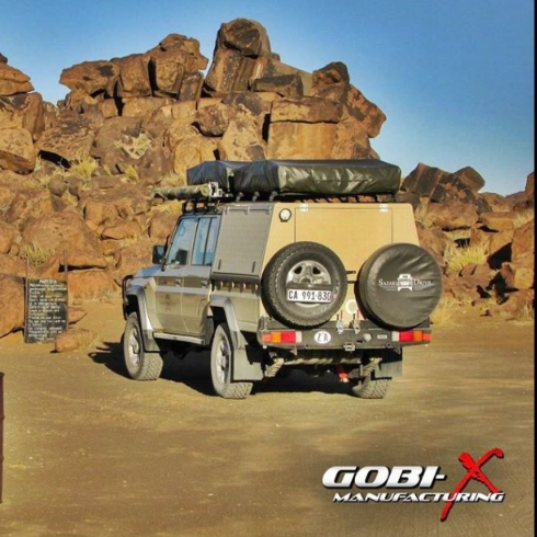 Land Cruiser Gobix Standard rear with sparewheel carier. - Image 2